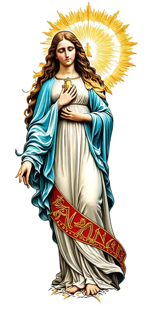 Virgin Mary America Faith Work Ethic