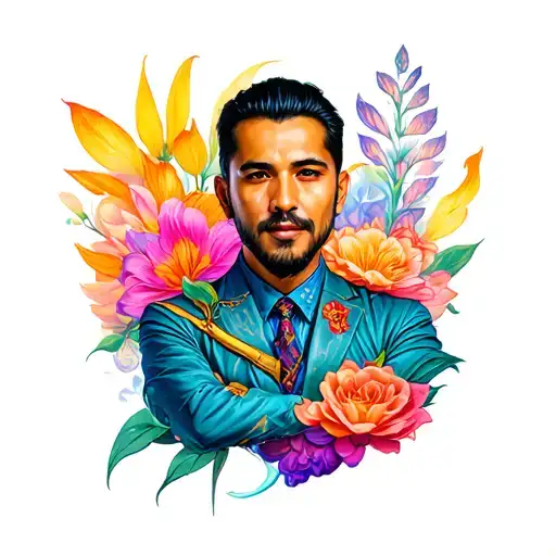Name Roberto In Chino With Colors
