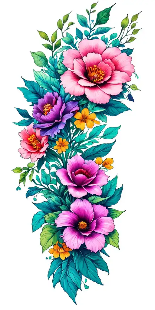 Floral Sleeve Inspired