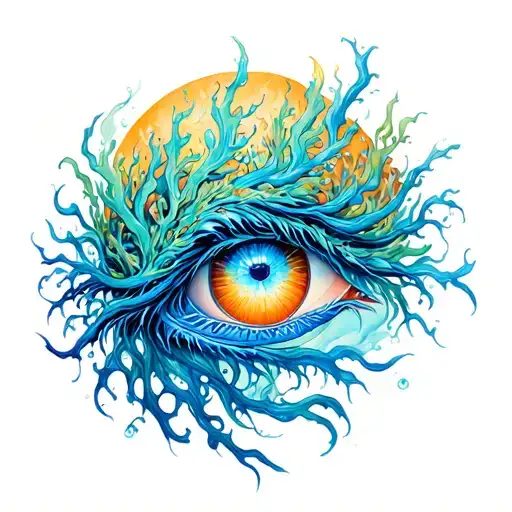 Eatherelal Zodiacsignhs Seaweed Colorful But Blue