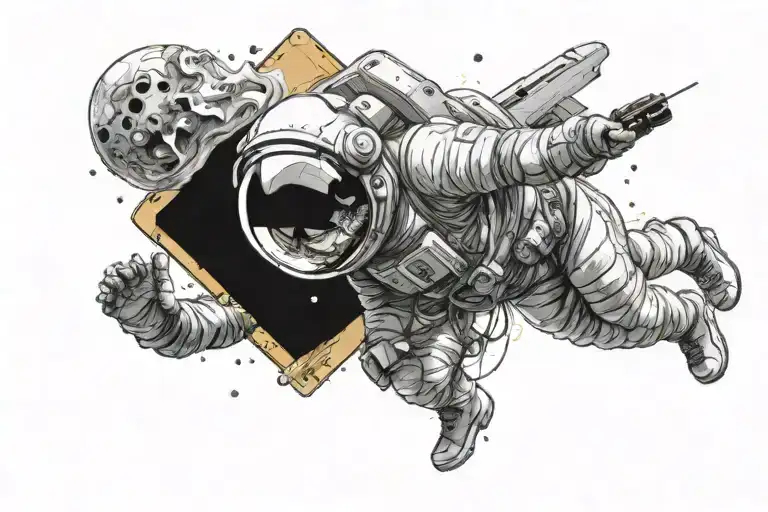 Astronaut Lost In Space