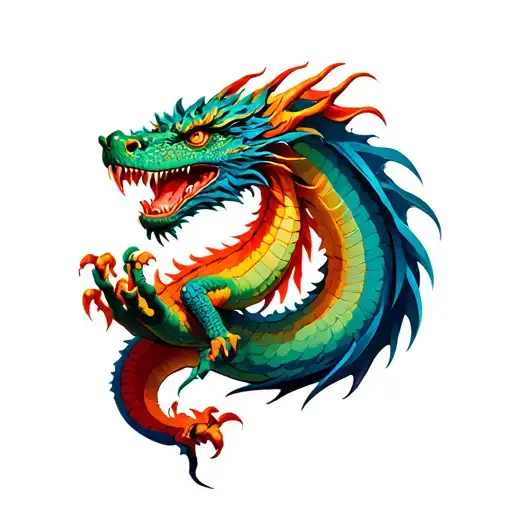 The Dragon Around The Hand