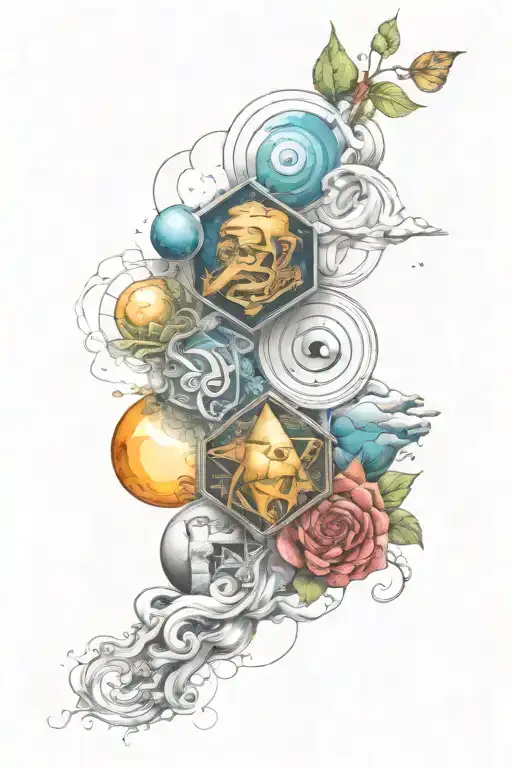 Five Elements Representing