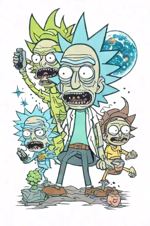 Rick And Morty Themed