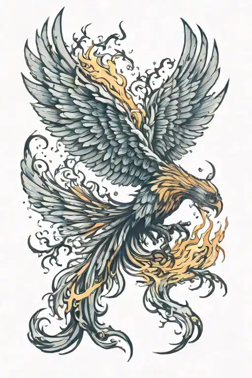 Phoenix Rising From Ashes