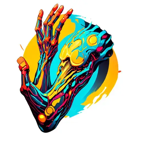 Cyborg Arm Tattoo Skin