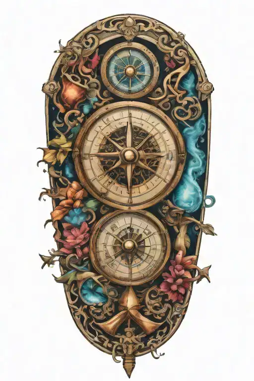 Compass And Hourglass