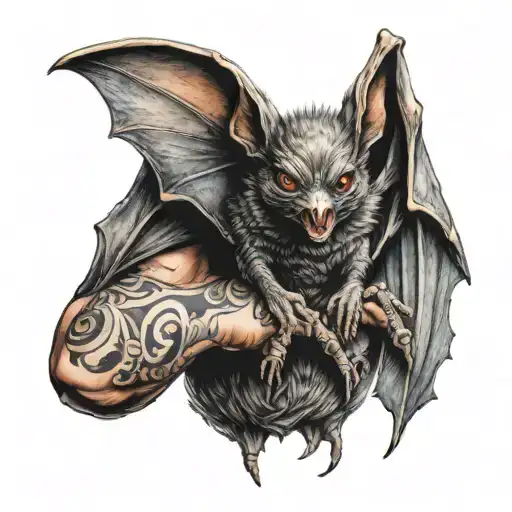 Realistic Bat Holding My Arm