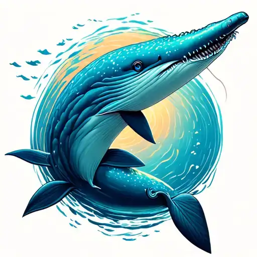 Narwhal Swimming