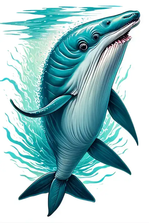Narwhal Swimming
