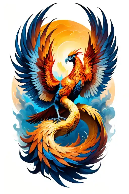 Phoenix Flying 3 Tails Twist Together