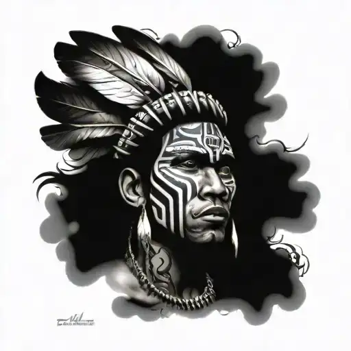 Taino Tribal Warrior