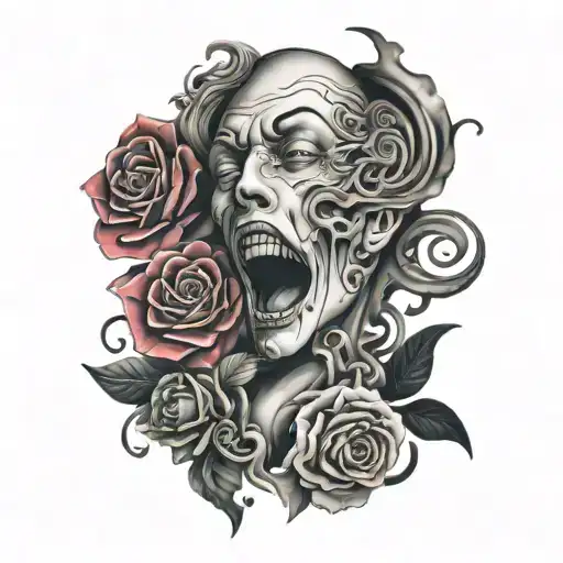 Word Caos Flutting And Distorcing