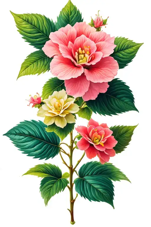 Begonia Flower Blooming