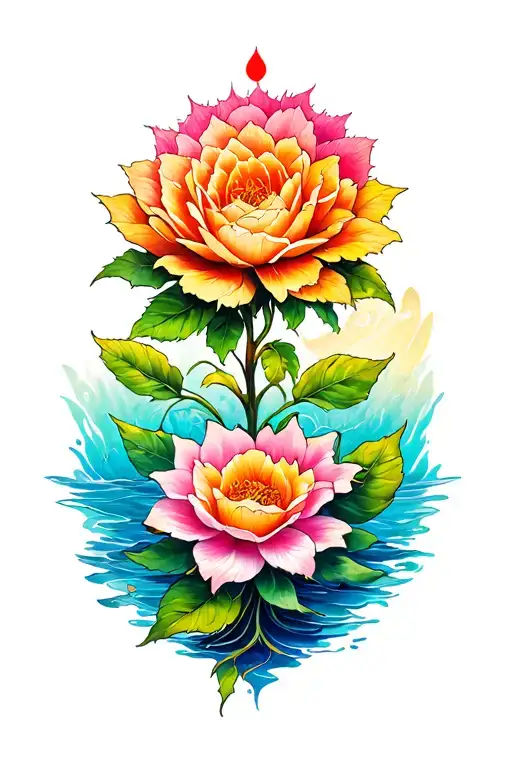 Tattoo Of The 4 Elementary Elements Lucky Life