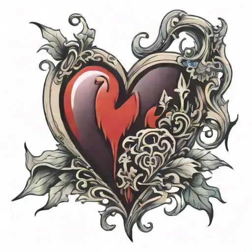 Heart With A J Letter