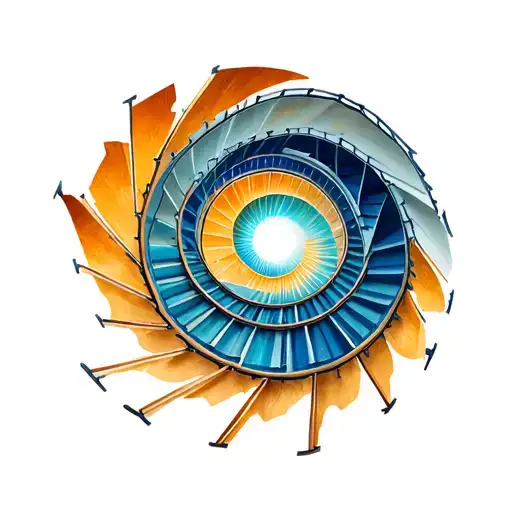 Spiritual Spiral Staircase Circling