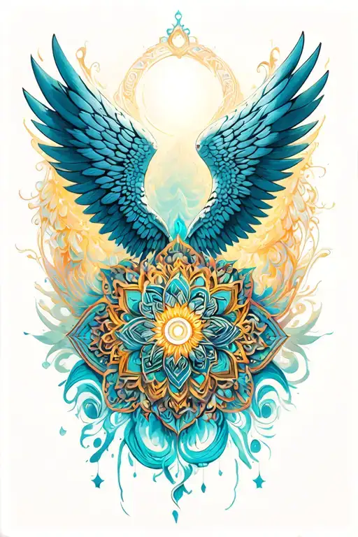 Wings With Mandala