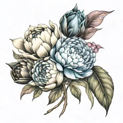 Hydrangea Peony Tulip Bouquet