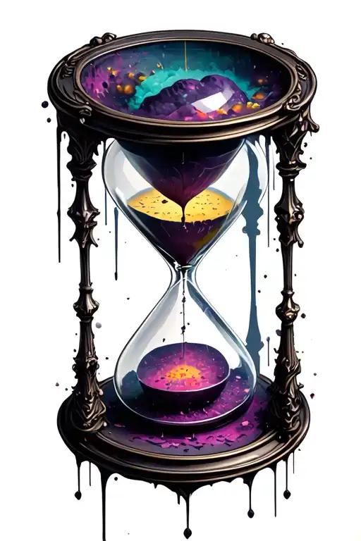 Grungy Goth Hourglass