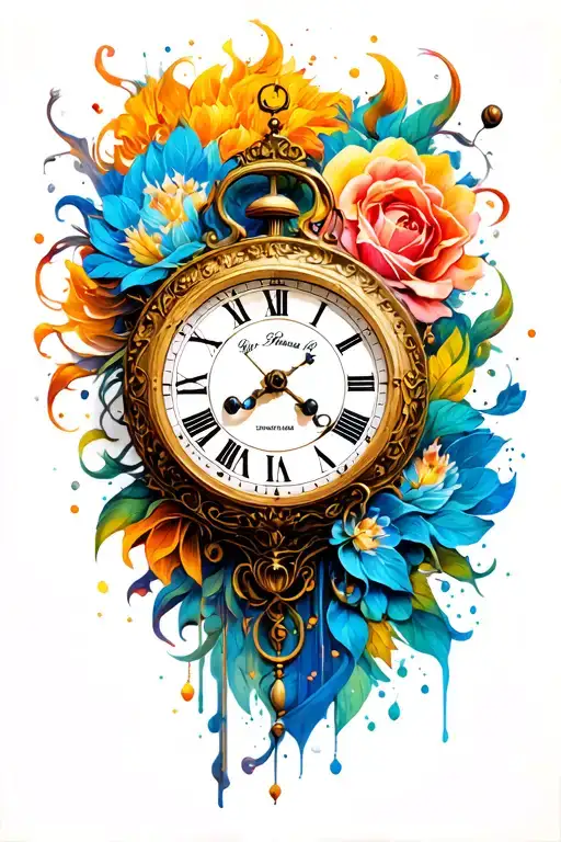 Clocks Left Shoulder Piece