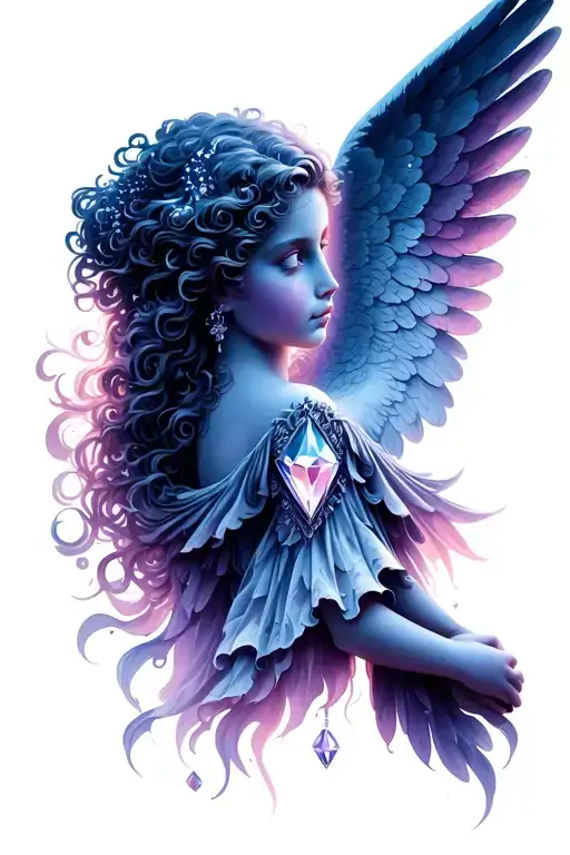 Diamond -Shaped Angel
