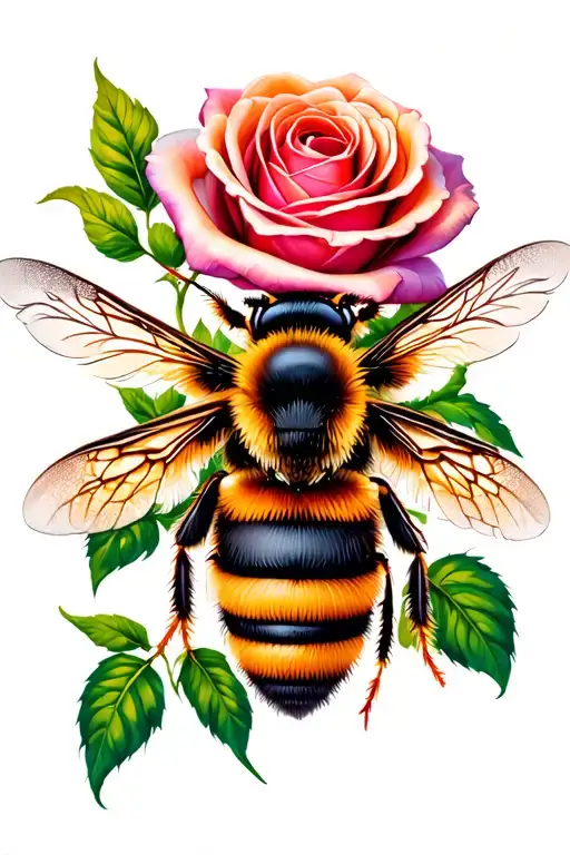 Yorkshire Rose Feathers Bee
