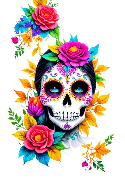 Colorful Catrina