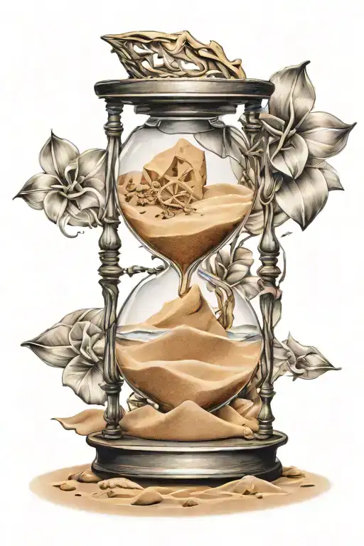 Hour Glass With Sand