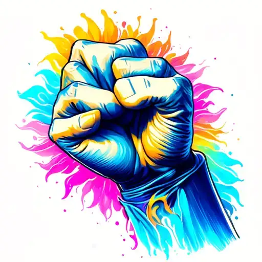 Fist Raised