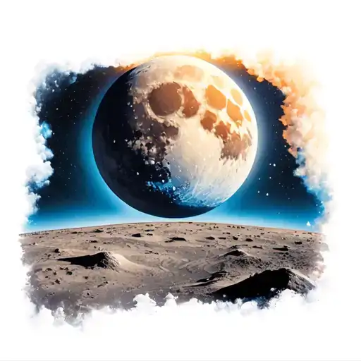 Earthrise As Seen From The Moon