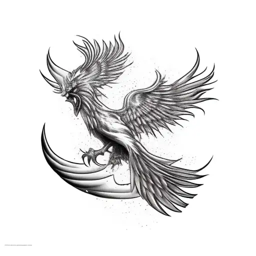Phoenix Rising From The Ashes