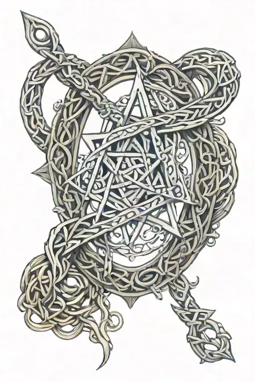 Tetragrammaton Witch's Knot