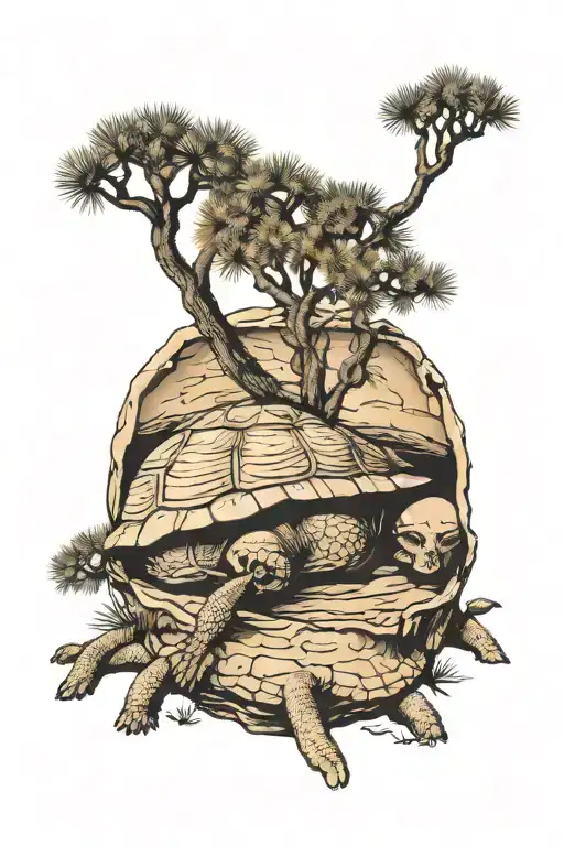 Joshua Tree Inside Turtle Shell