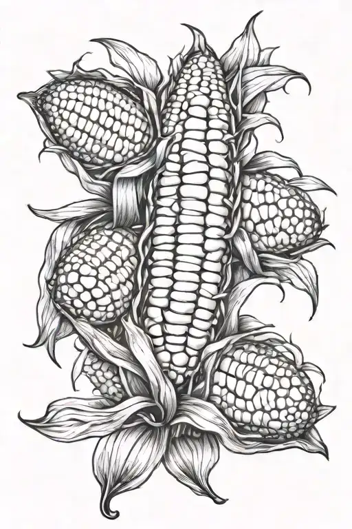 Realistic Corn Cob