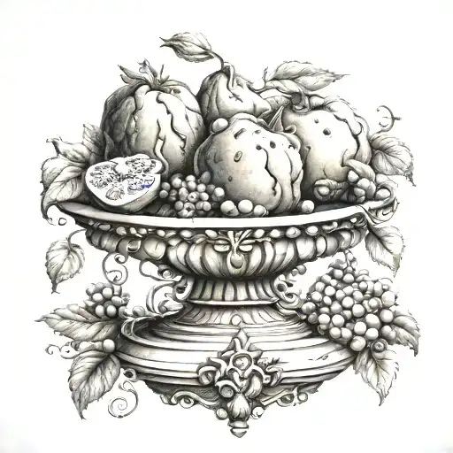 Rotten Fruit With Pedestal