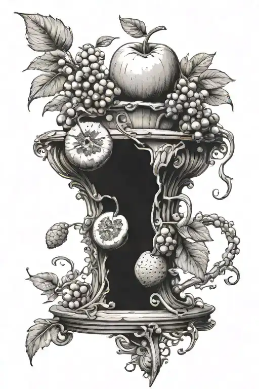 Rotten Fruit With Pedestal