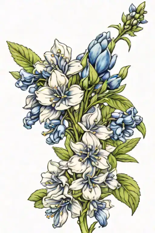 Bluebonnet Sprig