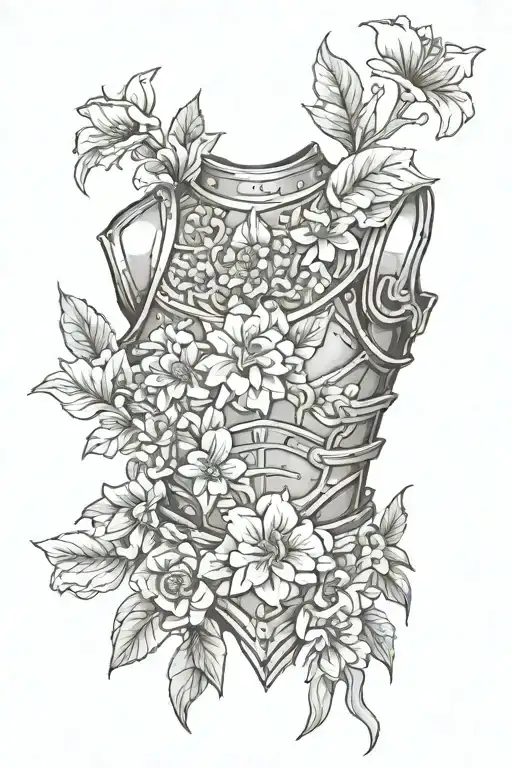 Armor Made Of Flowers