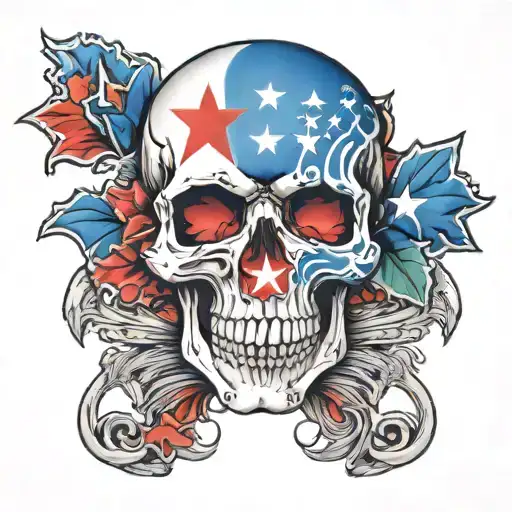 Skull Tennessee State Flag Incorporated