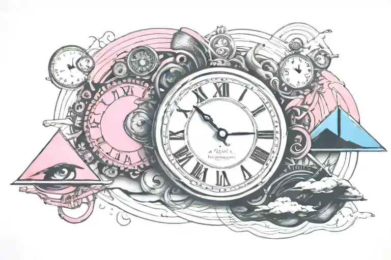 Pink Floyd Time Clock