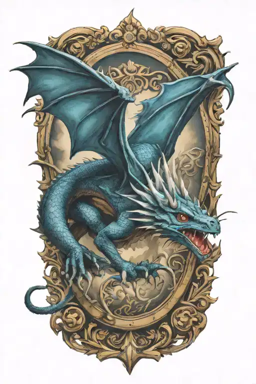 Wyvern Dragon Flying