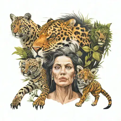 Mother Turns Into Wild Animal To Protect Her Children