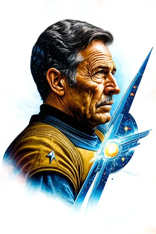 Star Trek Memorial Tattoo For Dad