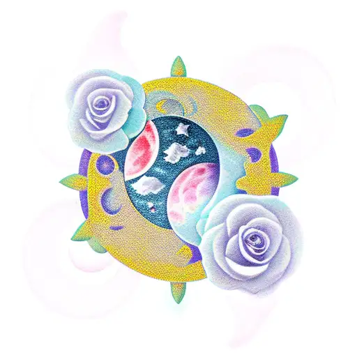Floral Moon Phase