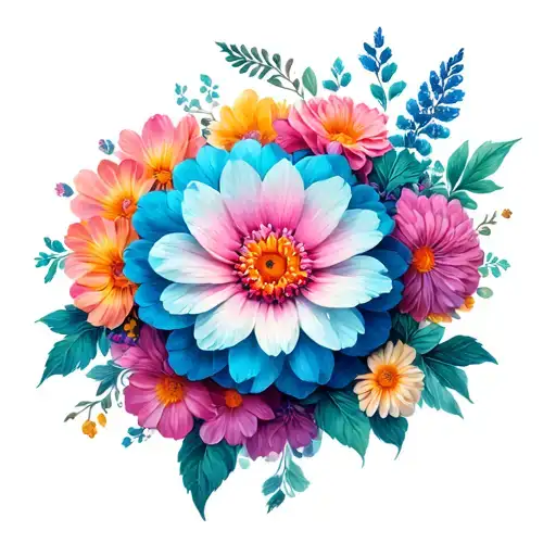 Circle Flower Border