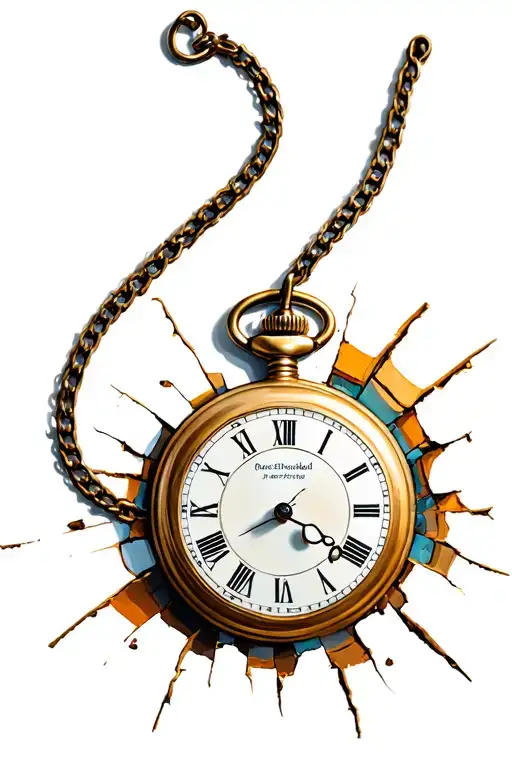 Pocket Watch Torn Apart