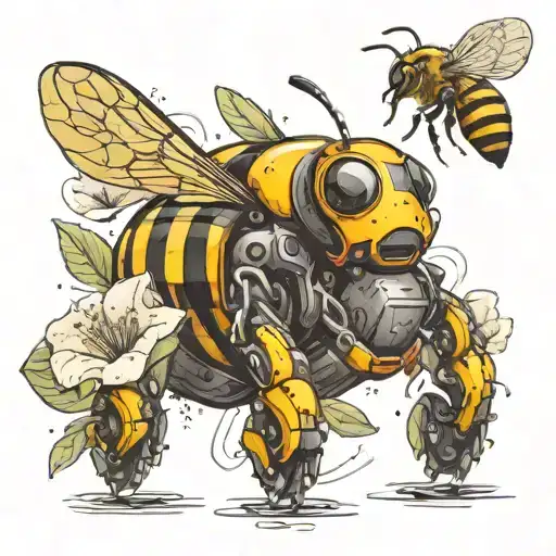 Lily Rose With A Bee And Toy Tank