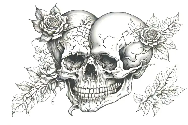 Skull And Women