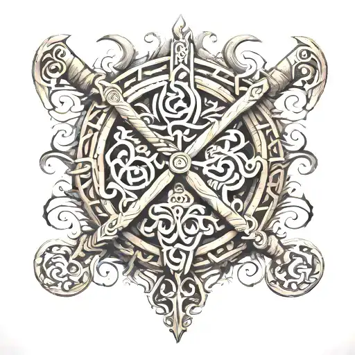Couples Viking Symbol
